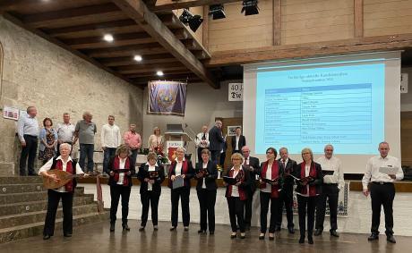 Ständchen für neuen Vorstand